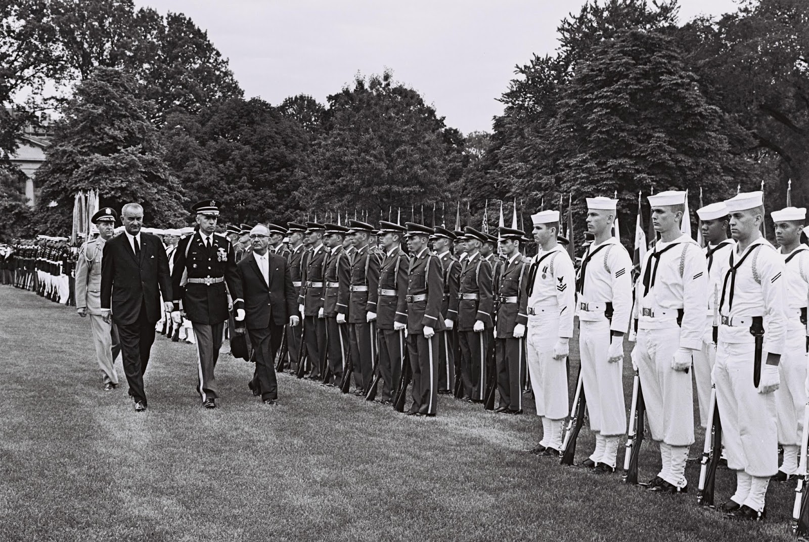 Levi Eshkol And President Johnson With Ho